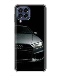 Чехол для Samsung Galaxy M53 (5G) (M536B) с картинкой «Audi — детализация кузова»