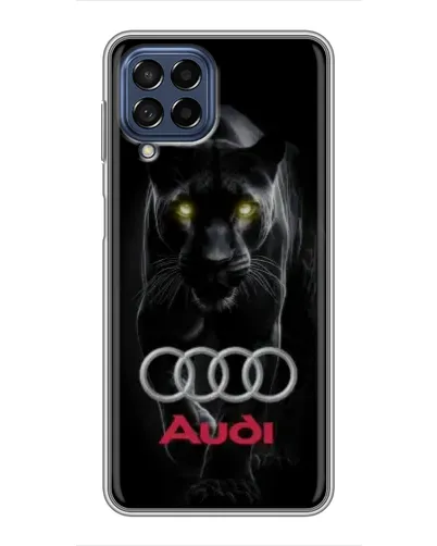 Чехол для Samsung Galaxy M53 (5G) (M536B) с картинкой «Пантера и Audi» Чехол для Samsung Galaxy M53 (5G) (M536B) с картинкой «Пантера и Audi»