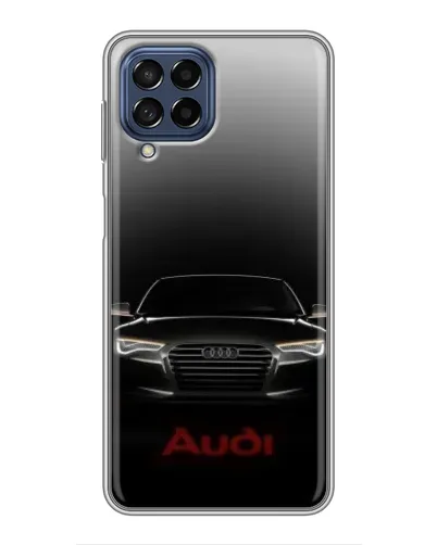 Чехол для Samsung Galaxy M53 (5G) (M536B) с картинкой «Audi — градиентный контур» Чехол для Samsung Galaxy M53 (5G) (M536B) с картинкой «Audi — градиентный контур»