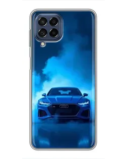 Чехол для Samsung Galaxy M53 (5G) (M536B) с картинкой «Audi — голубая энергия»