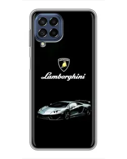 Чехол для Samsung Galaxy M53 (5G) (M536B) с картинкой «Логотип Lamborghini классика» Чехол для Samsung Galaxy M53 (5G) (M536B) с картинкой «Логотип Lamborghini классика»