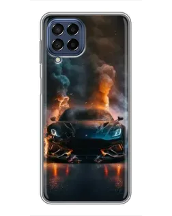 Чехол для Samsung Galaxy M53 (5G) (M536B) с картинкой «Lamborghini дымная эстетика» Чехол для Samsung Galaxy M53 (5G) (M536B) с картинкой «Lamborghini дымная эстетика»