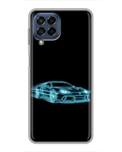 Чехол для Samsung Galaxy M53 (5G) (M536B) с картинкой «Неоновый контур Lamborghini» Чехол для Samsung Galaxy M53 (5G) (M536B) с картинкой «Неоновый контур Lamborghini»