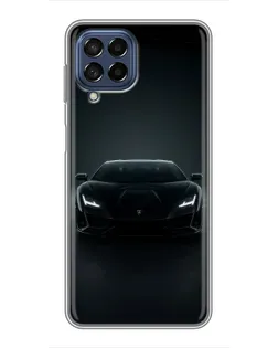 Чехол для Samsung Galaxy M53 (5G) (M536B) с картинкой «Черный Lamborghini Aventador» Чехол для Samsung Galaxy M53 (5G) (M536B) с картинкой «Черный Lamborghini Aventador»