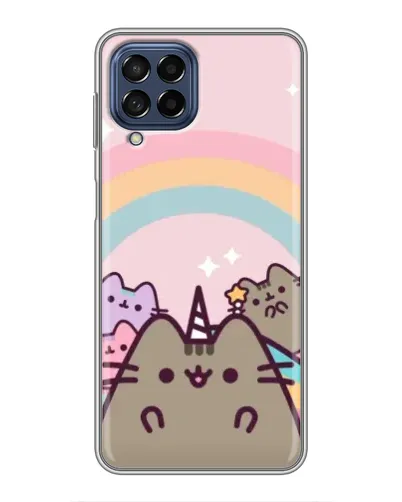 Чехол для Samsung Galaxy M53 (5G) (M536B) с картинкой «Единорог Pusheen» Чехол для Samsung Galaxy M53 (5G) (M536B) с картинкой «Единорог Pusheen»