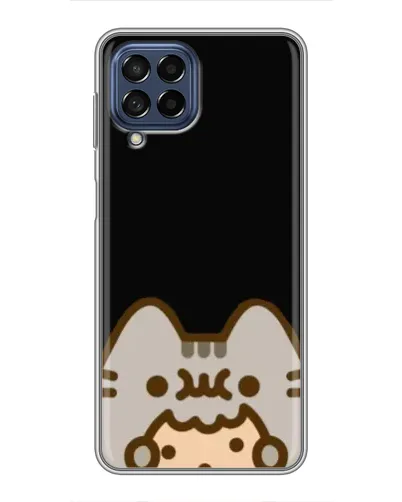 Чехол для Samsung Galaxy M53 (5G) (M536B) с картинкой «Пушин на черном» Чехол для Samsung Galaxy M53 (5G) (M536B) с картинкой «Пушин на черном»