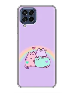 Чехол для Samsung Galaxy M53 (5G) (M536B) с картинкой «Радужные Пушины» Чехол для Samsung Galaxy M53 (5G) (M536B) с картинкой «Радужные Пушины»
