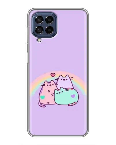 Чехол для Samsung Galaxy M53 (5G) (M536B) с картинкой «Радужные Пушины» Чехол для Samsung Galaxy M53 (5G) (M536B) с картинкой «Радужные Пушины»