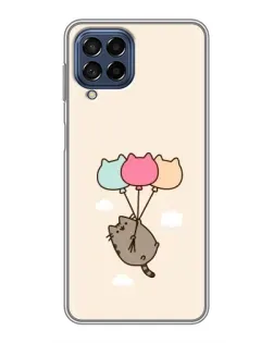 Чехол для Samsung Galaxy M53 (5G) (M536B) с картинкой «Пушин на шариках» Чехол для Samsung Galaxy M53 (5G) (M536B) с картинкой «Пушин на шариках»