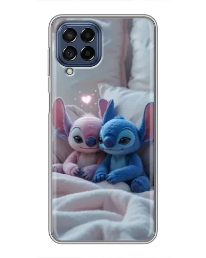 Чехол для Samsung Galaxy M53 (5G) (M536B) с картинкой «Плюшевые Стич Ангел» Чехол для Samsung Galaxy M53 (5G) (M536B) с картинкой «Плюшевые Стич Ангел»