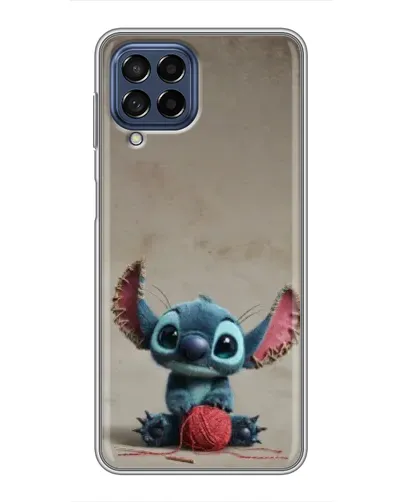Чехол для Samsung Galaxy M53 (5G) (M536B) с картинкой «Стич на коричневом фоне» Чехол для Samsung Galaxy M53 (5G) (M536B) с картинкой «Стич на коричневом фоне»