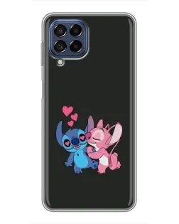 Чехол для Samsung Galaxy M53 (5G) (M536B) с картинкой «Анжел целует Стича» Чехол для Samsung Galaxy M53 (5G) (M536B) с картинкой «Анжел целует Стича»