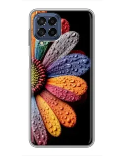 Чехол для Samsung Galaxy M53 (5G) (M536B) с картинкой «Радужный цветок»