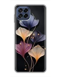 Чехол для Samsung Galaxy M53 (5G) (M536B) с картинкой «Лиловые цветы грации»