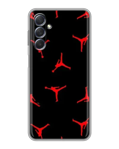 Чехол для Samsung Galaxy M54 (5G) с картинкой «Jordan Red Pattern»