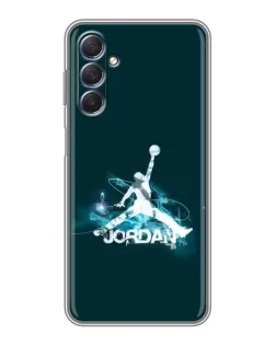 Чехол для Samsung Galaxy M54 (5G) с картинкой «Jordan Blue Fire» Чехол для Samsung Galaxy M54 (5G) с картинкой «Jordan Blue Fire»