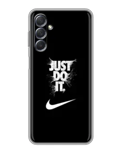 Чехол для Samsung Galaxy M54 (5G) с картинкой «Текстовый принт Nike» Чехол для Samsung Galaxy M54 (5G) с картинкой «Текстовый принт Nike»