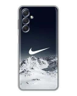 Чехол для Samsung Galaxy M54 (5G) с картинкой «Nike — зимние горы» Чехол для Samsung Galaxy M54 (5G) с картинкой «Nike — зимние горы»