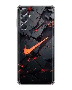 Чехол для Samsung Galaxy M54 (5G) с картинкой «Nike — эффект разломов» Чехол для Samsung Galaxy M54 (5G) с картинкой «Nike — эффект разломов»
