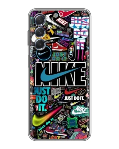 Чехол для Samsung Galaxy M54 (5G) с картинкой «Яркий коллаж Nike» Чехол для Samsung Galaxy M54 (5G) с картинкой «Яркий коллаж Nike»
