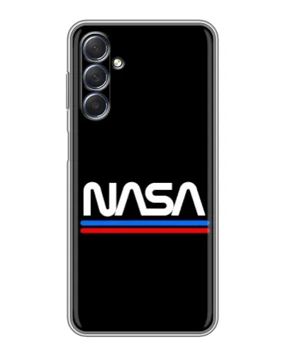 Чехол для Samsung Galaxy M54 (5G) с картинкой «NASA — классика Red Blue» Чехол для Samsung Galaxy M54 (5G) с картинкой «NASA — классика Red Blue»