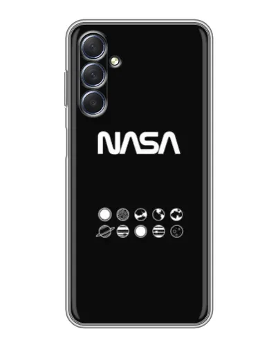 Чехол для Samsung Galaxy M54 (5G) с картинкой «NASA — технический принт» Чехол для Samsung Galaxy M54 (5G) с картинкой «NASA — технический принт»