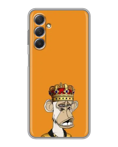 Чехол для Samsung Galaxy M54 (5G) с картинкой «Золотая обезьяна Bored Ape» Чехол для Samsung Galaxy M54 (5G) с картинкой «Золотая обезьяна Bored Ape»