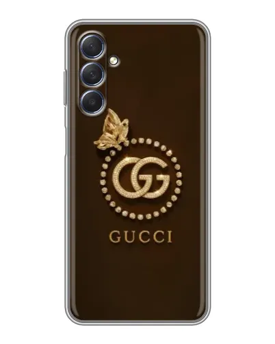 Чехол для Samsung Galaxy M54 (5G) с картинкой «Gucci — золотая бабочка»