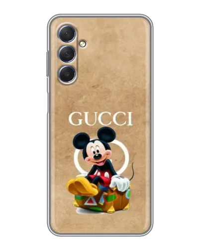 Чехол для Samsung Galaxy M54 (5G) с картинкой «Микки Маус Gucci — крафт»