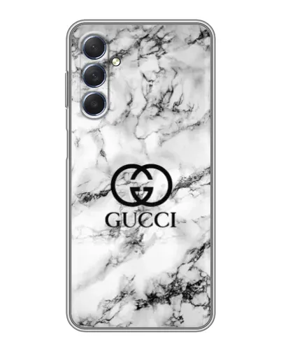 Чехол для Samsung Galaxy M54 (5G) с картинкой «Gucci — мраморный шик»