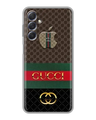 Чехол для Samsung Galaxy M54 (5G) с картинкой «Gucci — брендированный десерт»