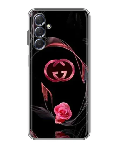 Чехол для Samsung Galaxy M54 (5G) с картинкой «Gucci — неоновая роза»