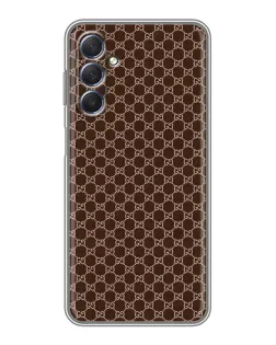 Чехол для Samsung Galaxy M54 (5G) с картинкой «Gucci — шоколадная сетка»