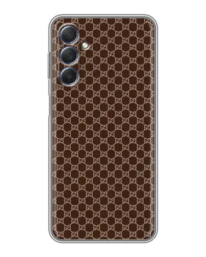Чехол для Samsung Galaxy M54 (5G) с картинкой «Gucci — шоколадная сетка» Чехол для Samsung Galaxy M54 (5G) с картинкой «Gucci — шоколадная сетка»