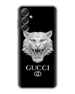 Чехол для Samsung Galaxy M54 (5G) с картинкой «Gucci — серебряный лев»