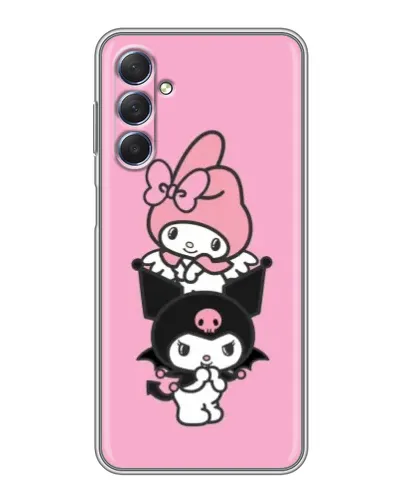 Чехол для Samsung Galaxy M54 (5G) с картинкой «My Melody и Kuromi» Чехол для Samsung Galaxy M54 (5G) с картинкой «My Melody и Kuromi»