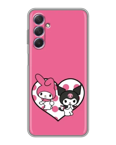Чехол для Samsung Galaxy M54 (5G) с картинкой «Kuromi и My Melody» Чехол для Samsung Galaxy M54 (5G) с картинкой «Kuromi и My Melody»