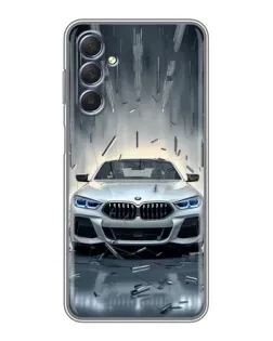 Чехол для Samsung Galaxy M54 (5G) с картинкой «BMW в свете фар» Чехол для Samsung Galaxy M54 (5G) с картинкой «BMW в свете фар»