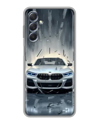 Чехол для Samsung Galaxy M54 (5G) с картинкой «BMW в свете фар» Чехол для Samsung Galaxy M54 (5G) с картинкой «BMW в свете фар»