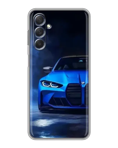 Чехол для Samsung Galaxy M54 (5G) с картинкой «Голубая BMW M4» Чехол для Samsung Galaxy M54 (5G) с картинкой «Голубая BMW M4»