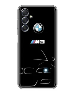 Чехол для Samsung Galaxy M54 (5G) с картинкой «Минималистичный принт BMW M3» Чехол для Samsung Galaxy M54 (5G) с картинкой «Минималистичный принт BMW M3»