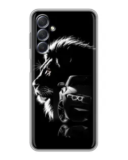 Чехол для Samsung Galaxy M54 (5G) с картинкой «BMW и лев» Чехол для Samsung Galaxy M54 (5G) с картинкой «BMW и лев»