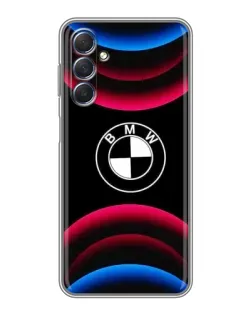 Чехол для Samsung Galaxy M54 (5G) с картинкой «Логотип BMW и неоновые дуги» Чехол для Samsung Galaxy M54 (5G) с картинкой «Логотип BMW и неоновые дуги»