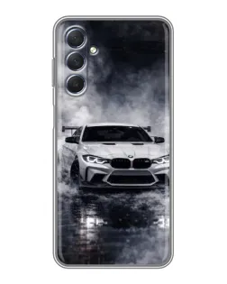Чехол для Samsung Galaxy M54 (5G) с картинкой «BMW сквозь туман» Чехол для Samsung Galaxy M54 (5G) с картинкой «BMW сквозь туман»