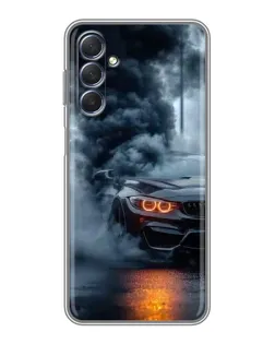 Чехол для Samsung Galaxy M54 (5G) с картинкой «BMW M-Power — абстракция» Чехол для Samsung Galaxy M54 (5G) с картинкой «BMW M-Power — абстракция»