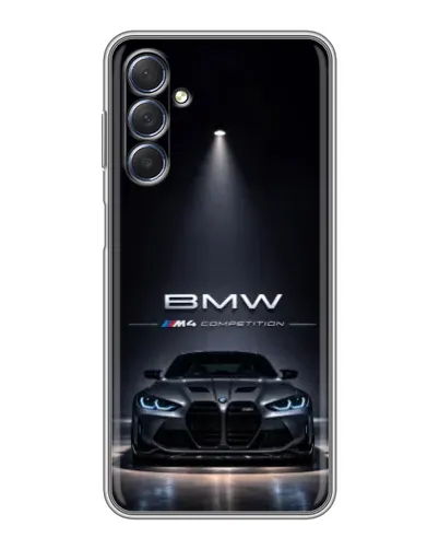 Чехол для Samsung Galaxy M54 (5G) с картинкой «BMW сквозь ночной город» Чехол для Samsung Galaxy M54 (5G) с картинкой «BMW сквозь ночной город»