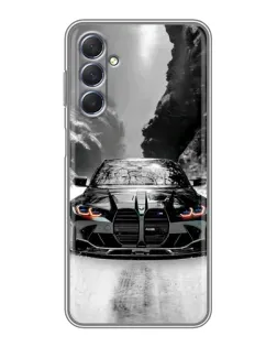 Чехол для Samsung Galaxy M54 (5G) с картинкой «BMW — акварельный дрифт» Чехол для Samsung Galaxy M54 (5G) с картинкой «BMW — акварельный дрифт»
