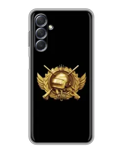 Чехол для Samsung Galaxy M54 (5G) с картинкой «PUBG — оранжевый градиент» Чехол для Samsung Galaxy M54 (5G) с картинкой «PUBG — оранжевый градиент»