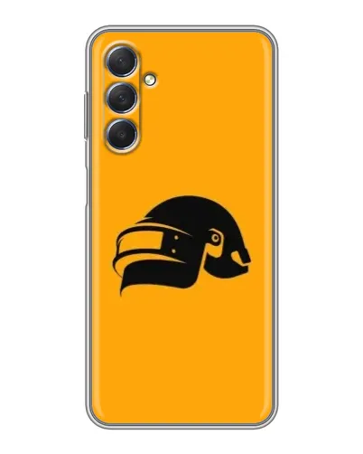 Чехол для Samsung Galaxy M54 (5G) с картинкой «PUBG — золотой шлем»
