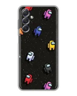 Чехол для Samsung Galaxy M54 (5G) с картинкой «Космический паттерн Among Us» Чехол для Samsung Galaxy M54 (5G) с картинкой «Космический паттерн Among Us»